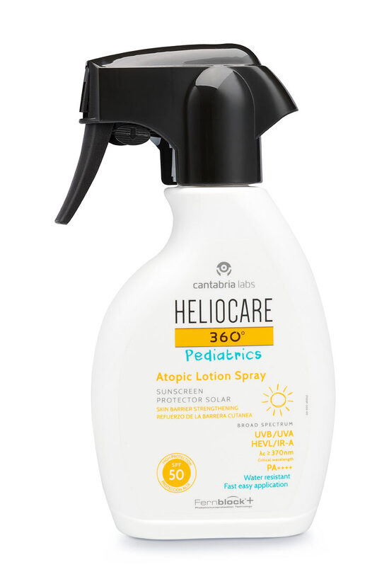 HELIOCARE 360 LASTE PÄIKESEKAITSE SPREI ATOOPILISELE NAHALE SPF50, 250ml